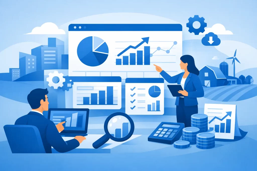 Análise de software de gestão empresarial