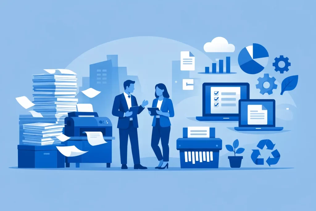 Como reduzir papel na empresa com critério
