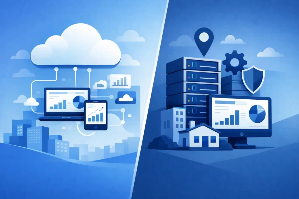 ERP cloud vs on premise: qual serve a sua PME?