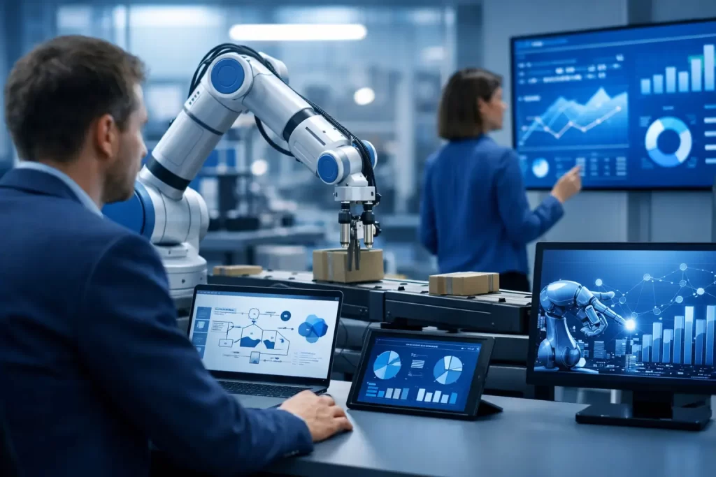 Automação inteligente nas empresas com impacto